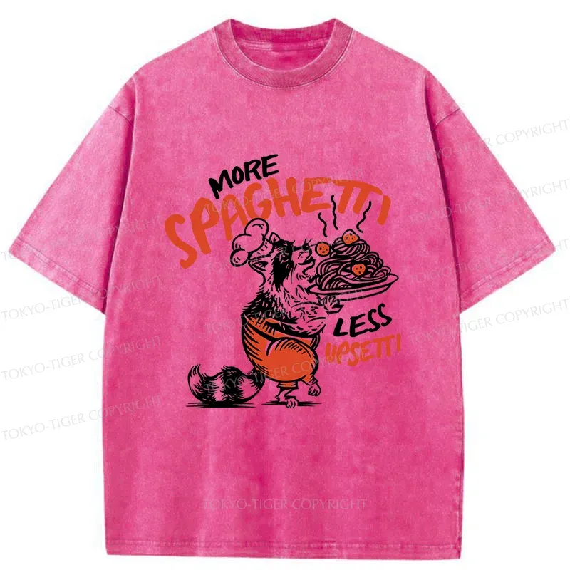 Tokyo-Tiger Raccoon Chef Washed T-Shirt