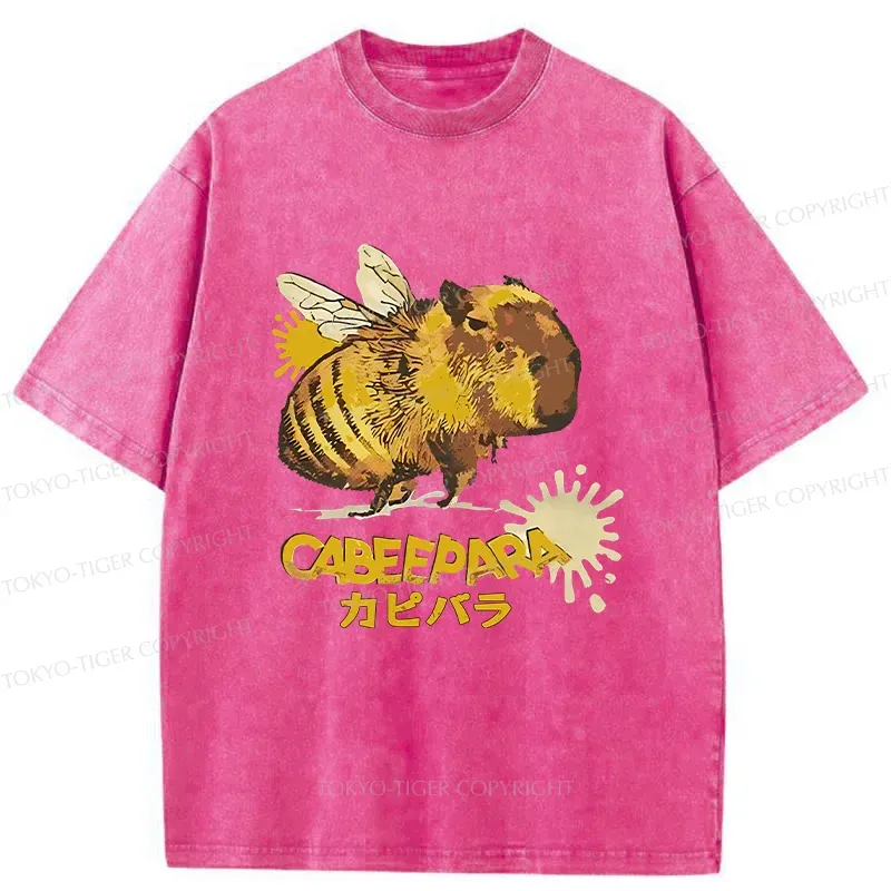 Tokyo-Tiger Cabeepara Washed T-Shirt