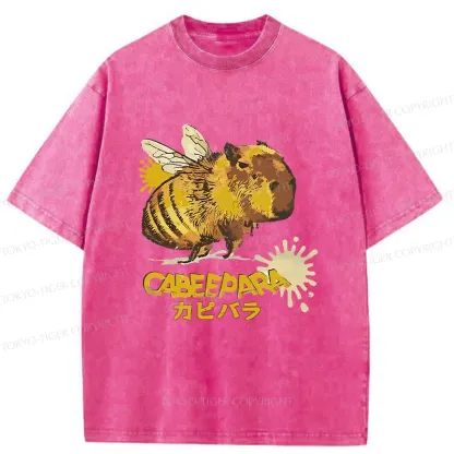 Tokyo-Tiger Cabeepara Washed T-Shirt