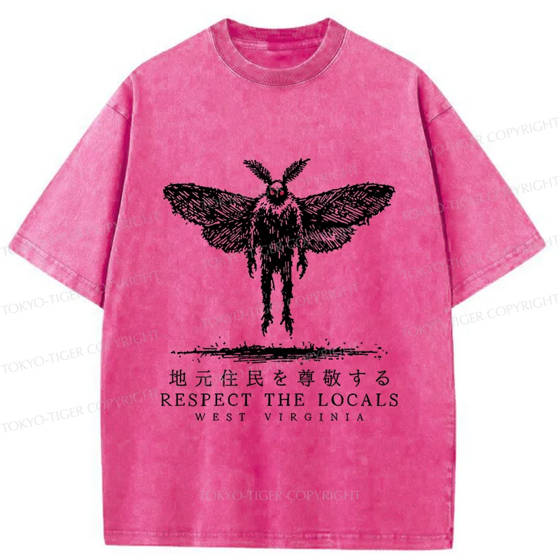 Tokyo-Tiger Mothman Saga Washed T-Shirt