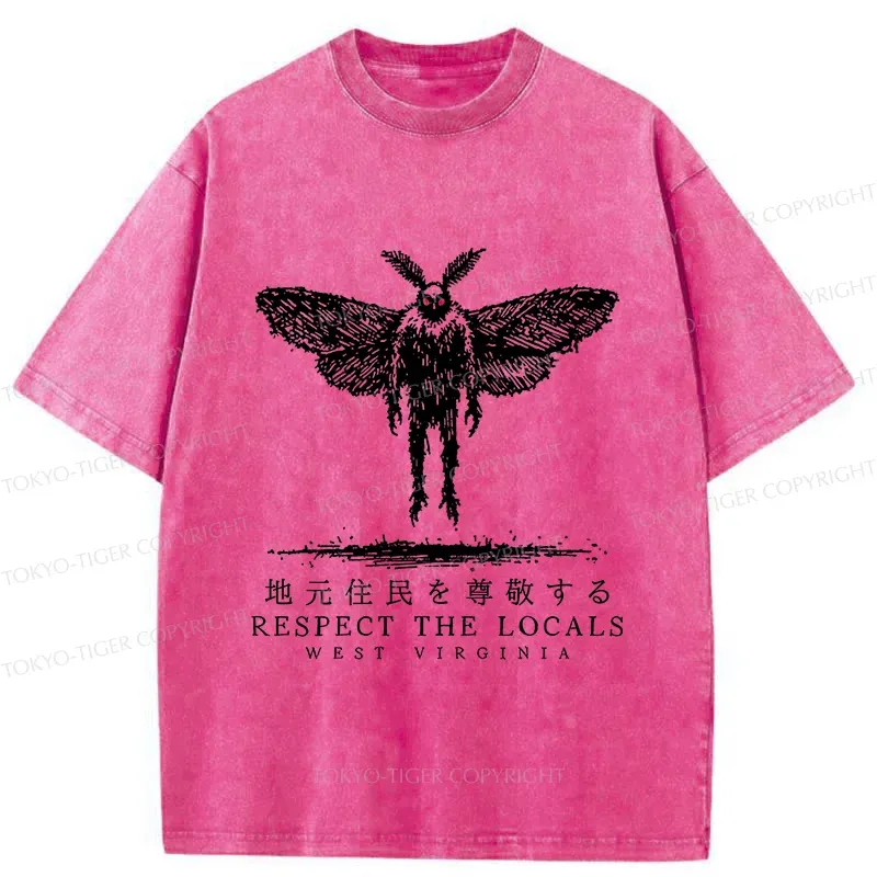 Tokyo-Tiger Mothman Saga Washed T-Shirt