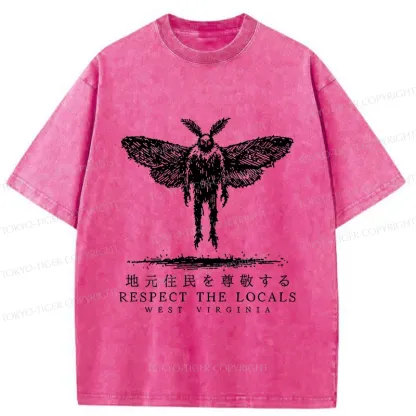 Tokyo-Tiger Mothman Saga Washed T-Shirt