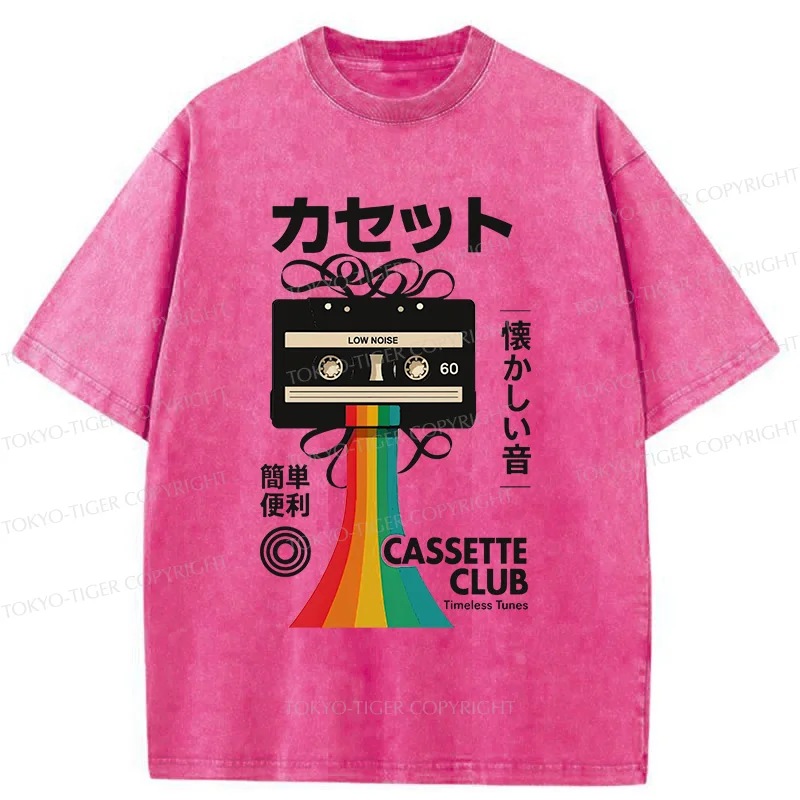Tokyo-Tiger Colored Tape Washed T-Shirt