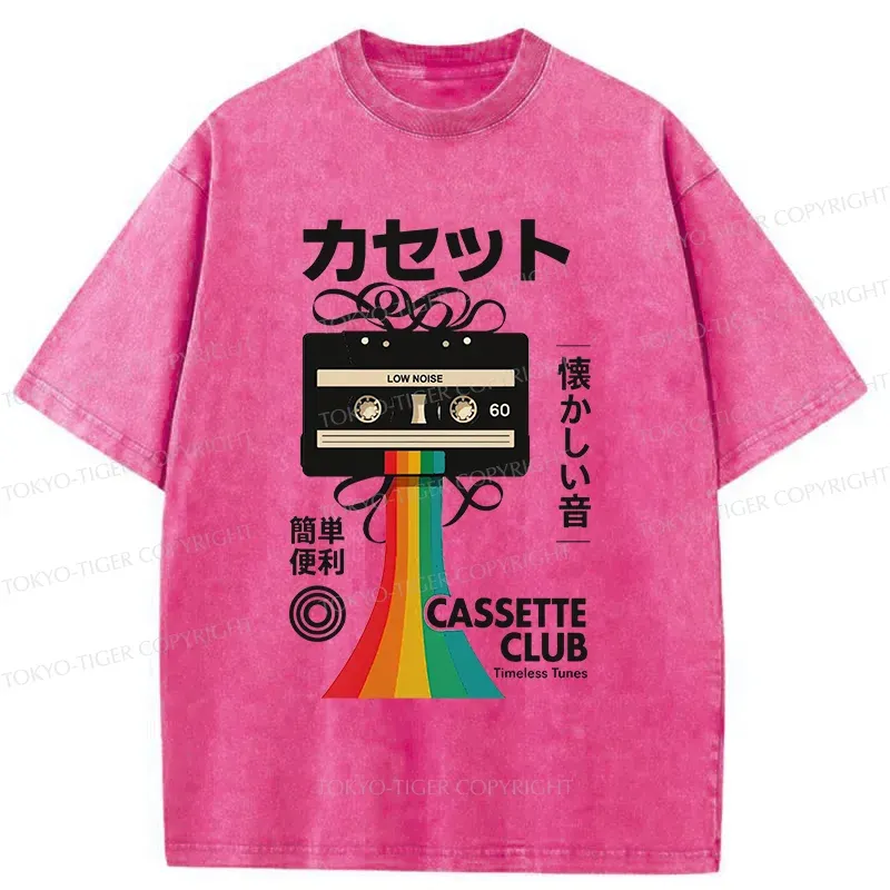 Tokyo-Tiger Colored Tape Washed T-Shirt