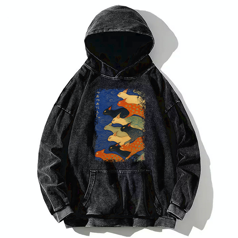 Tokyo-Tiger Claw-some Ninja Washed Hoodie