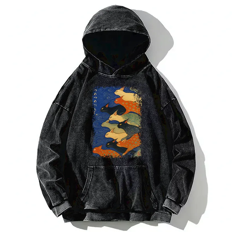 Tokyo-Tiger Claw-some Ninja Washed Hoodie