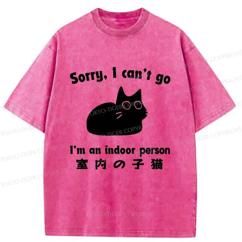 Tokyo-Tiger Indoor Kitten Japan Washed T-Shirt