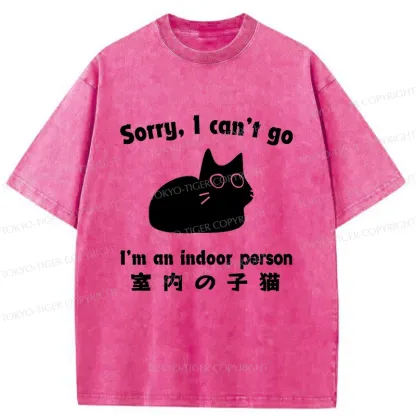 Tokyo-Tiger Indoor Kitten Japan Washed T-Shirt