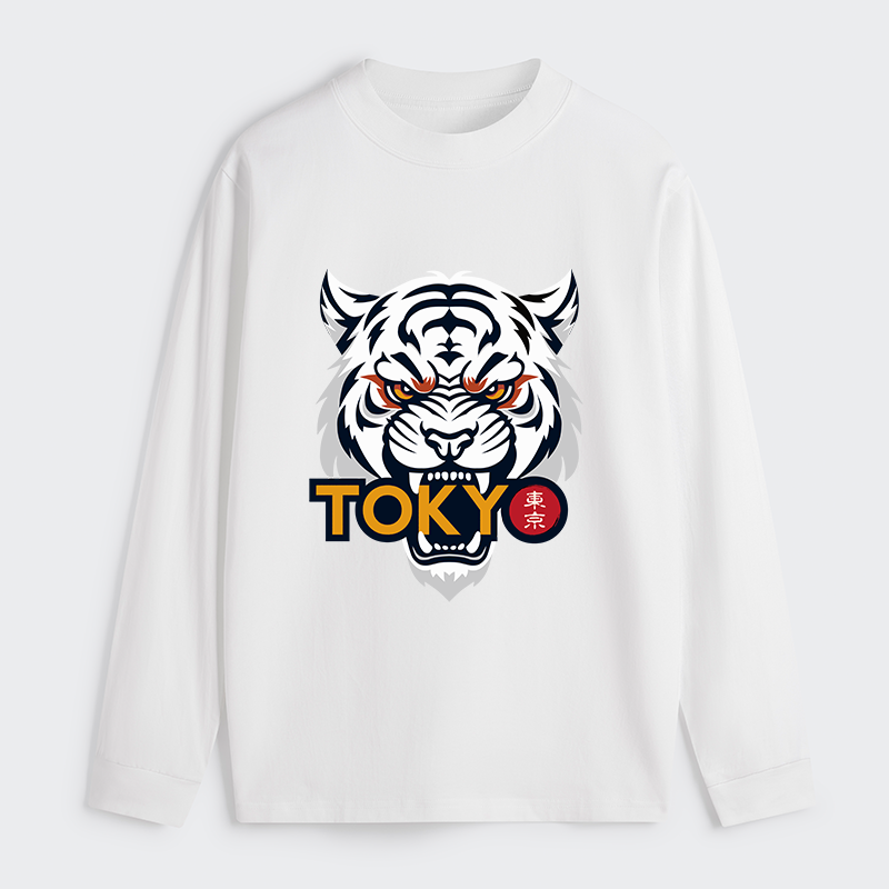 Tokyo-Tiger Logo Classic Long Sleeve T-Shirt