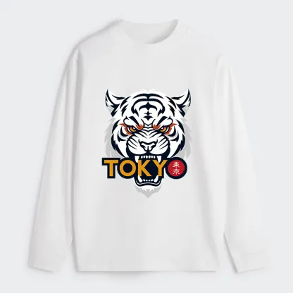 Tokyo-Tiger Logo Classic Long Sleeve T-Shirt