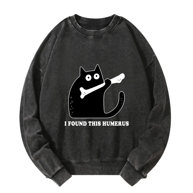 Tokyo-Tiger Cat Found This Humerus Washed Sweatshirt