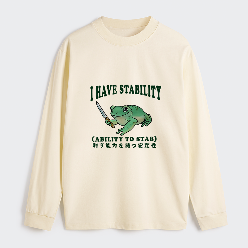 Tokyo-Tiger Mentally Stable Assassin Frog Classic Long Sleeve T-Shirt