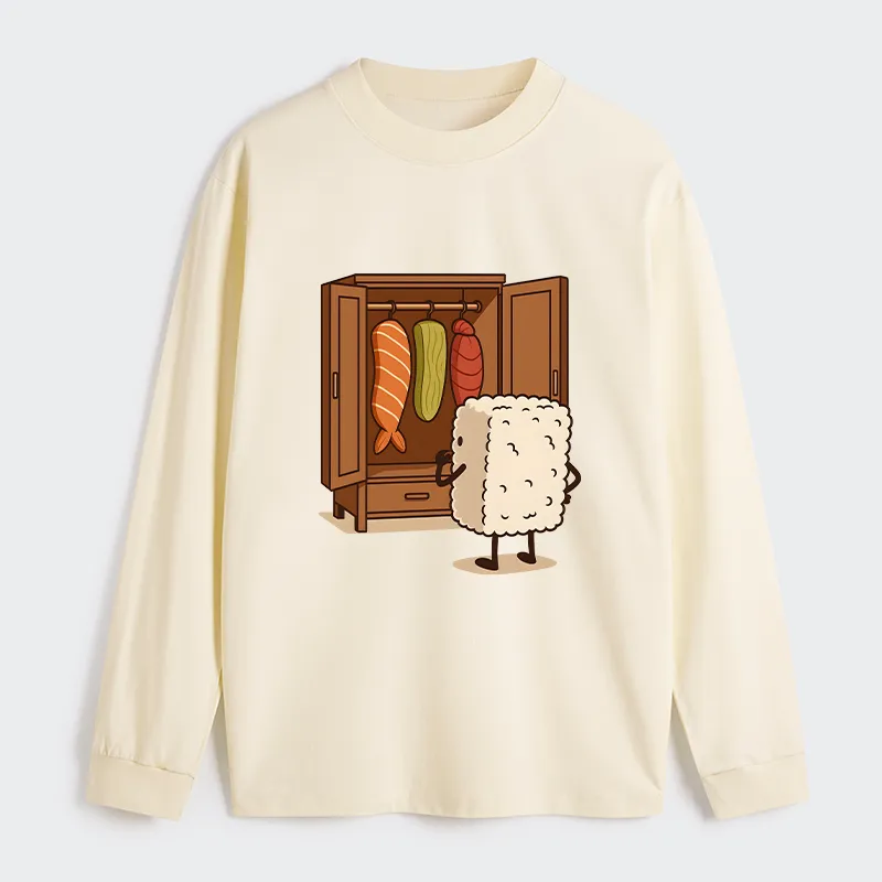 Tokyo-Tiger Sushi Pick Out Clothes Classic Long Sleeve T-Shirt Sale