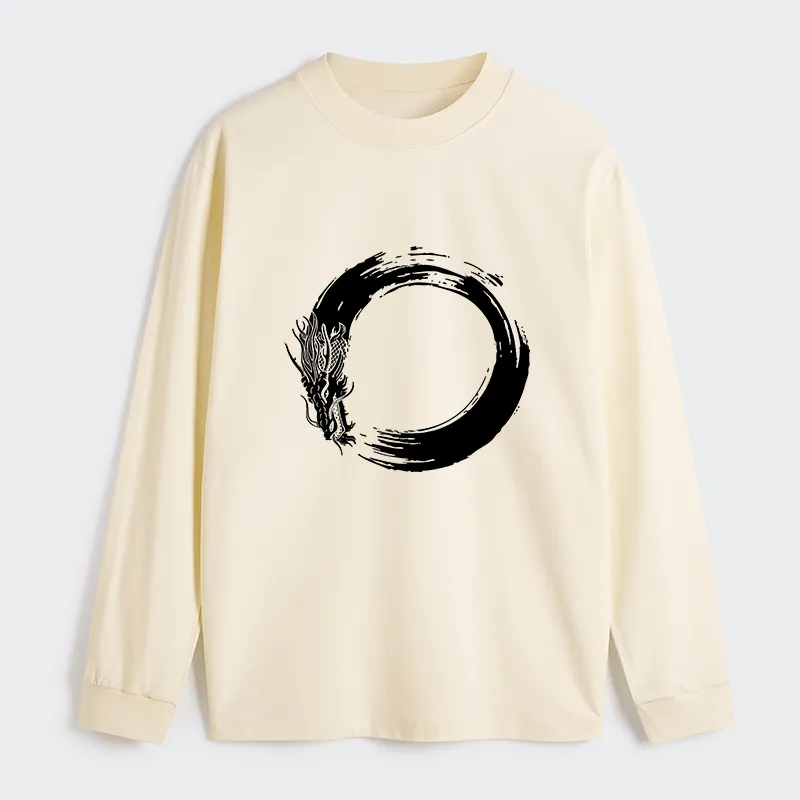 Tokyo-Tiger Dragon's Circle Classic Long Sleeve T-Shirt