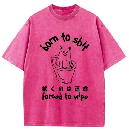 Tokyo-Tiger Forced To Wipe Washed T-Shirt
