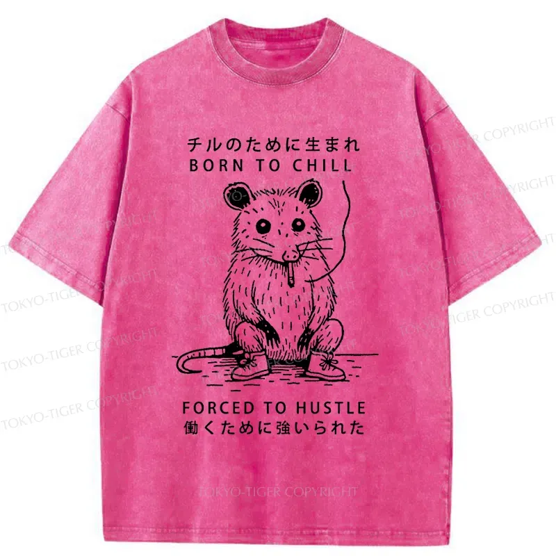 Tokyo-Tiger Busy Possum Washed T-Shirt