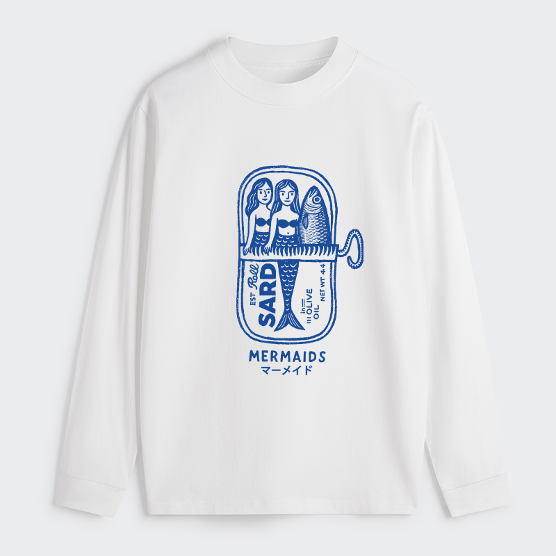 Tokyo-Tiger Mermaid Can Classic Long Sleeve T-Shirt