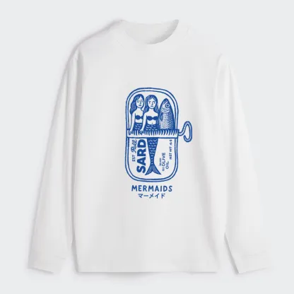 Tokyo-Tiger Mermaid Can Classic Long Sleeve T-Shirt