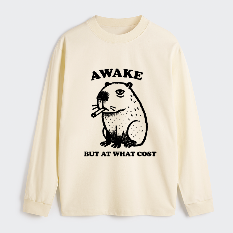 Tokyo-Tiger Smoking Capybara Classic Long Sleeve T-Shirt