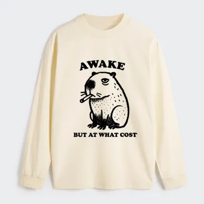 Tokyo-Tiger Smoking Capybara Classic Long Sleeve T-Shirt