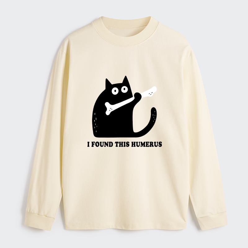 Tokyo-Tiger Cat Found This Humerus Classic Long Sleeve T-Shirt