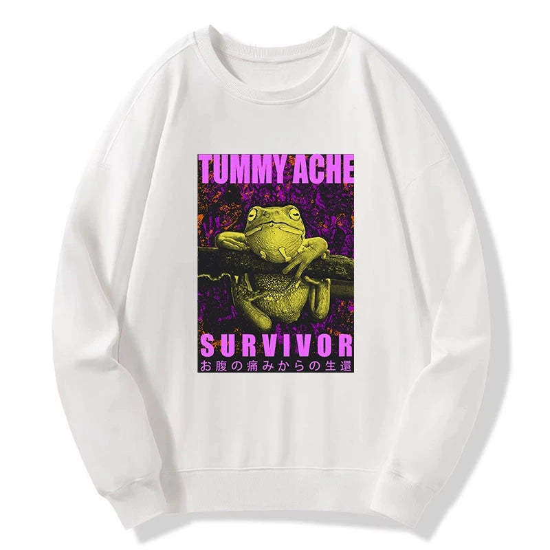 Tokyo-Tiger A Frog With Stomachache Sweatshirt Sale