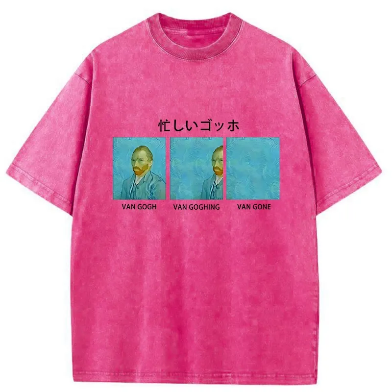 Tokyo-Tiger Busy Van Gogh Washed T-Shirt