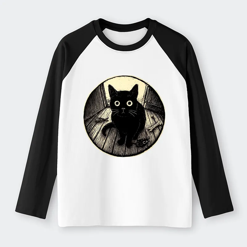[Copy]Tokyo-Tiger More Spaghetti Less Upsetti Goose Raglan Long Sleeve T-shirt