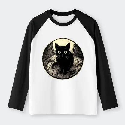 [Copy]Tokyo-Tiger More Spaghetti Less Upsetti Goose Raglan Long Sleeve T-shirt