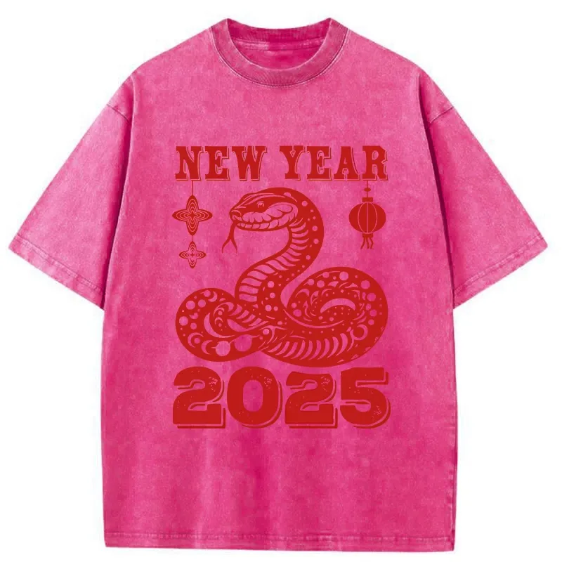 Tokyo-Tiger New Year 2025 Washed T-Shirt