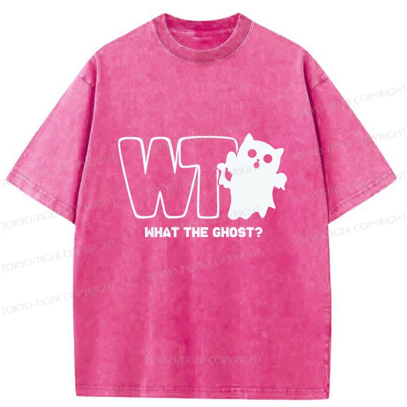 Tokyo-Tiger What The Ghost? Washed T-Shirt