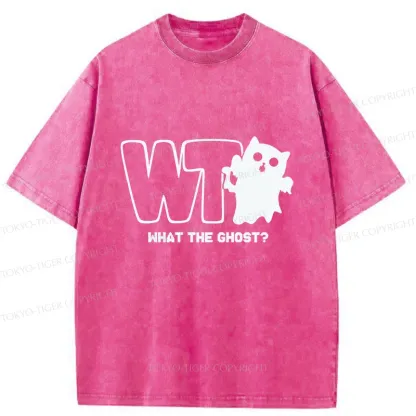 Tokyo-Tiger What The Ghost? Washed T-Shirt