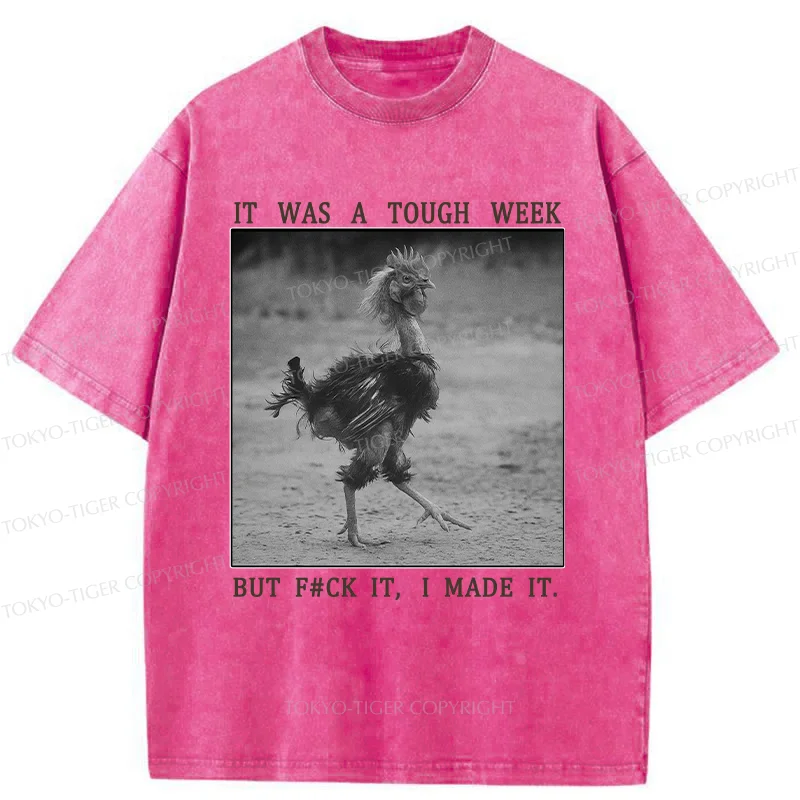 Tokyo-Tiger Successful Chicken Washed T-Shirt