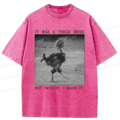 Tokyo-Tiger Successful Chicken Washed T-Shirt