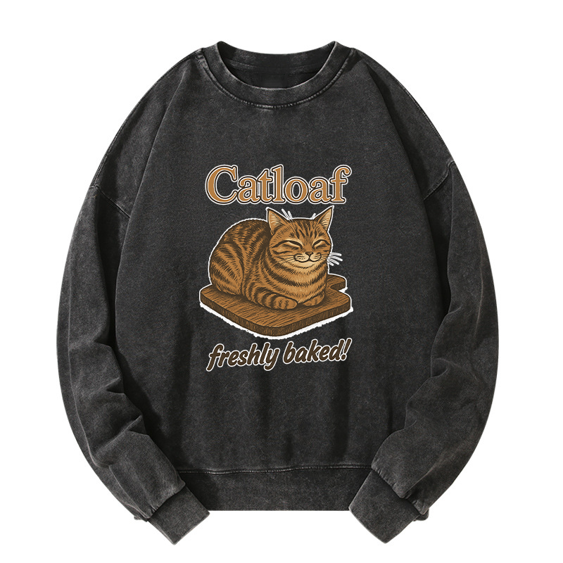 Tokyo-Tiger Japan Catloaf Washed Sweatshirt