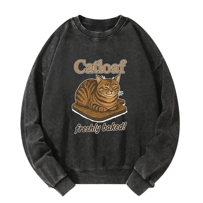 Tokyo-Tiger Japan Catloaf Washed Sweatshirt