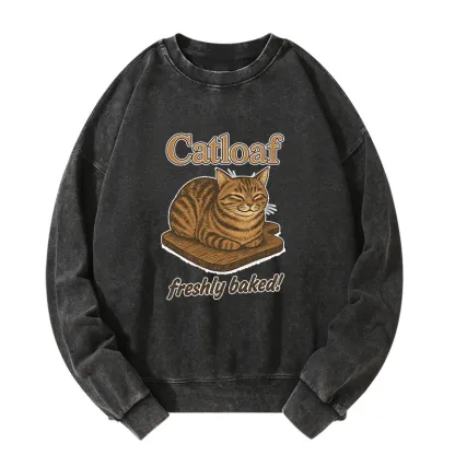 Tokyo-Tiger Japan Catloaf Washed Sweatshirt