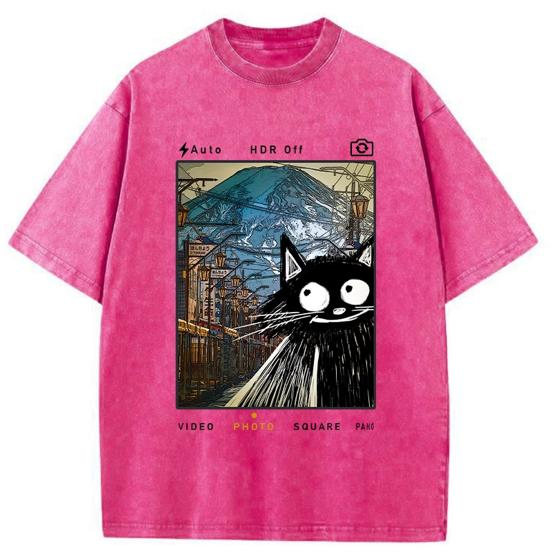 Tokyo-Tiger My Travel Diary-Tokyo Streets Washed T-Shirt