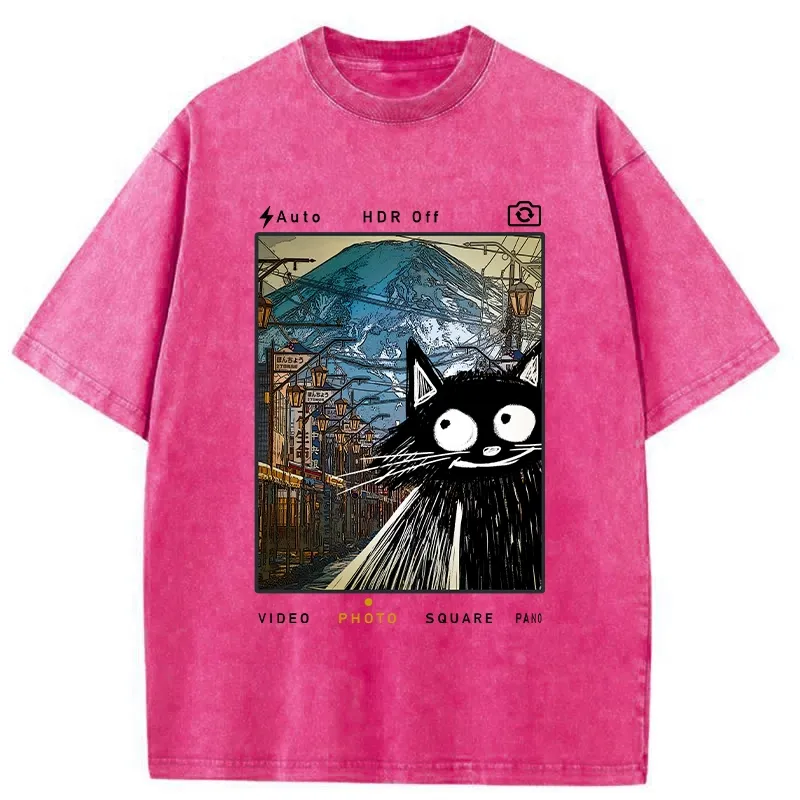 Tokyo-Tiger My Travel Diary-Tokyo Streets Washed T-Shirt