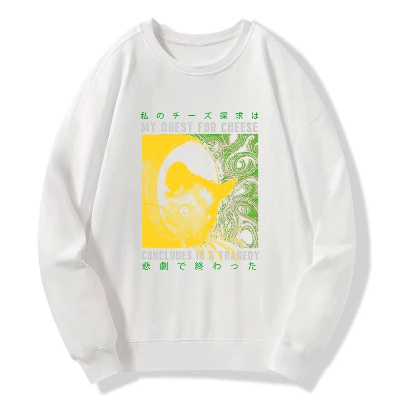 Tokyo-Tiger Mouse Has A Passion For Cheese Sweatshirt