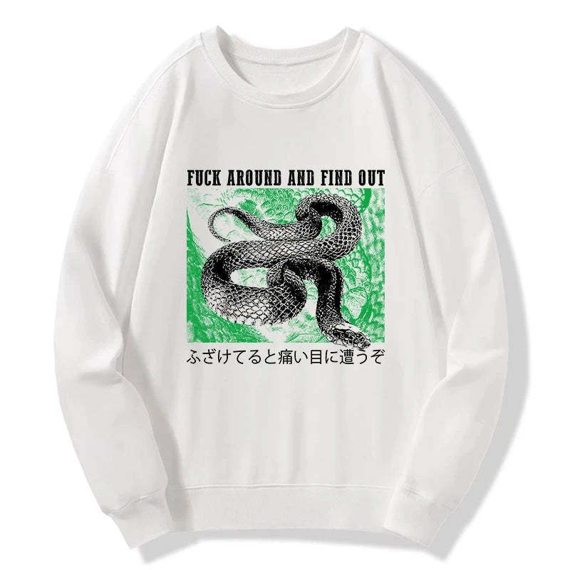 Tokyo-Tiger Cold And Heartless Snake Sweatshirt Sale