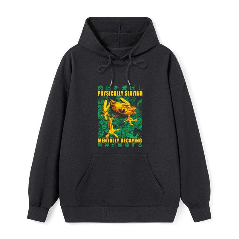 Tokyo-Tiger Physically Slaying Mentally Decaying Classic Hoodie Sale