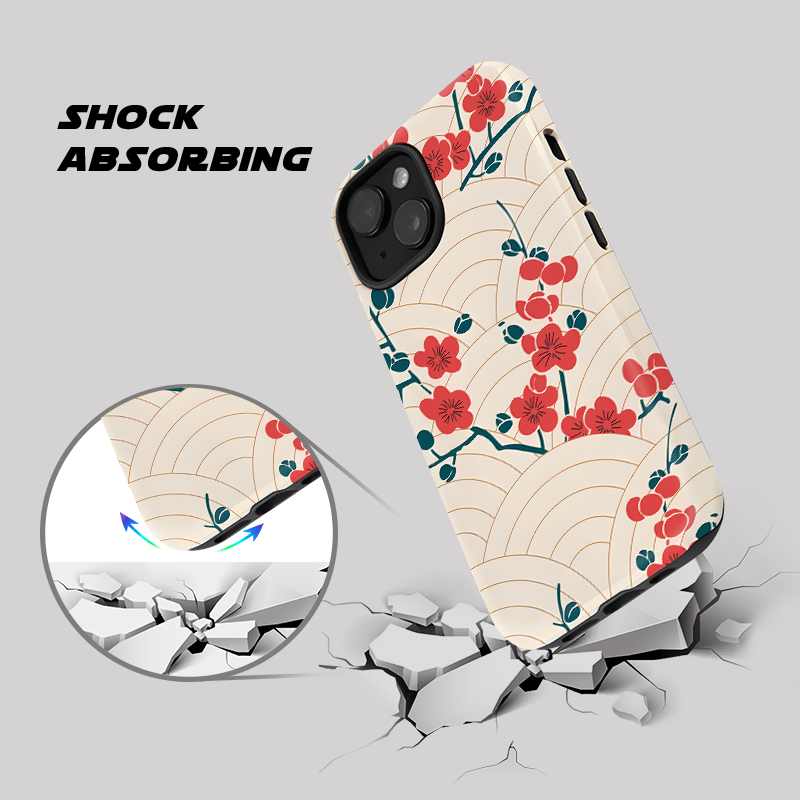Tokyo-Tiger Blossom Wave Phone Case