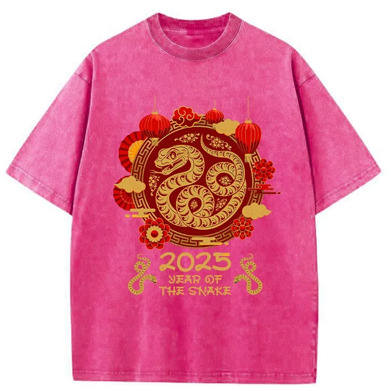 Tokyo-Tiger Year Of The Snake Washed T-Shirt