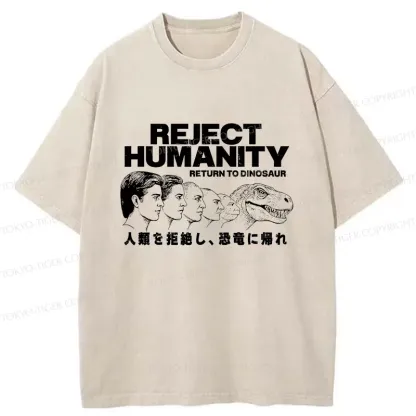 Tokyo-Tiger Return To Dinosaur Washed T-Shirt