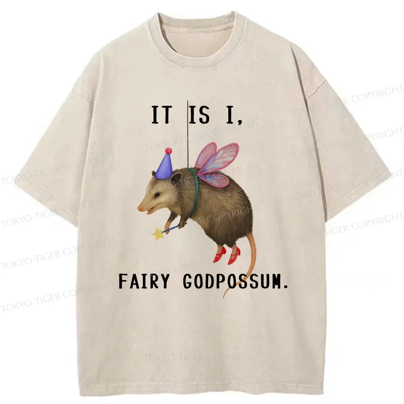 Tokyo-Tiger Fairy Possum Washed T-Shirt