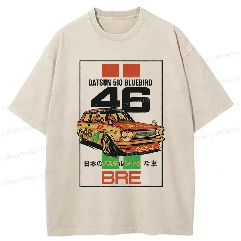 Tokyo-Tiger Classic Racing Japan Washed T-Shirt