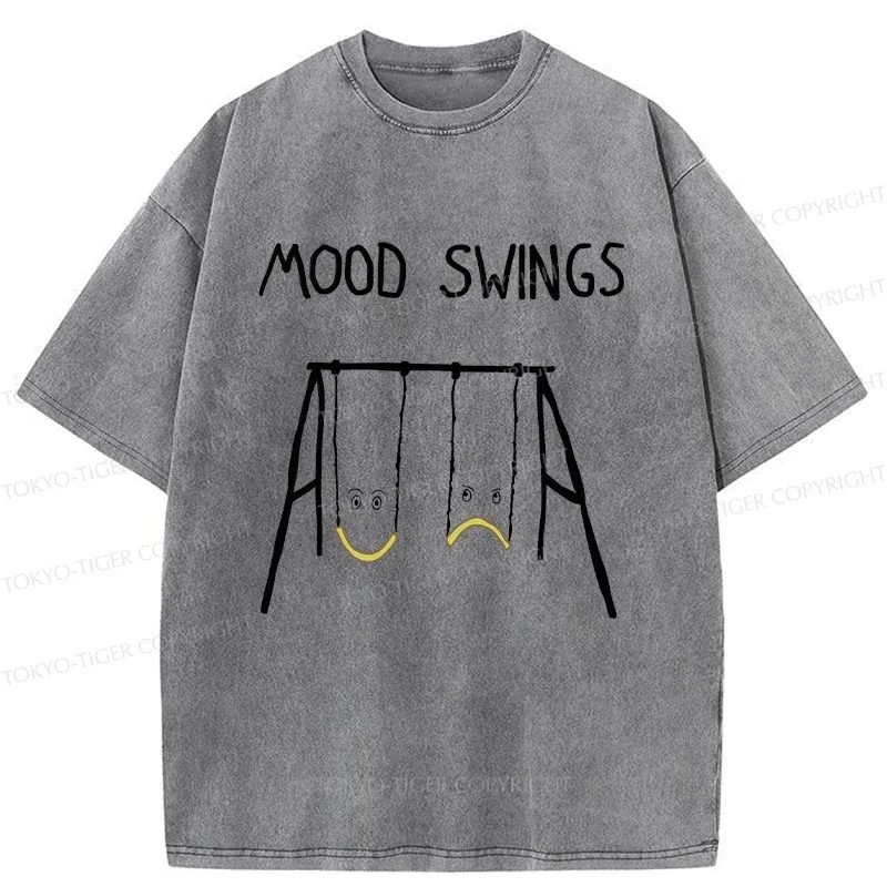 Tokyo-Tiger Swing Changes Your Mood Washed T-Shirt