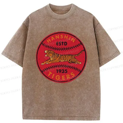Tokyo-Tiger Osaka Tigers Japanese Washed T-Shirt