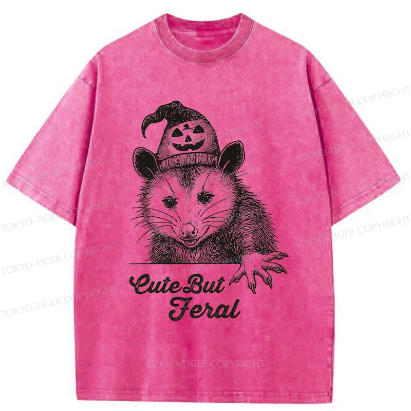 Tokyo-Tiger Halloween Possum Washed T-Shirt